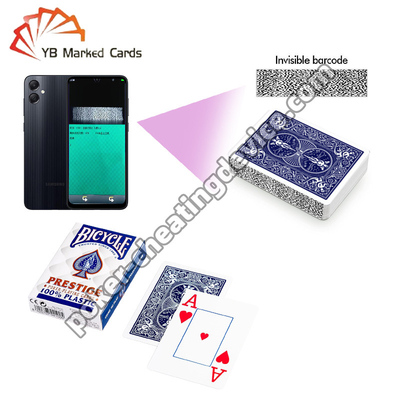 BICYCLE F44100 Prestige 100% Kunststoff Casino Barcode Spielkarten