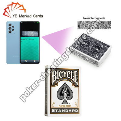 Fahrrad Schwarzer unsichtbarer Barcode Seitenmarkierte Decks