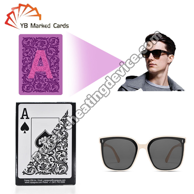 Copag Elite Leuchtfarbkarten Schwarz Einfachdeck für markierte Karten Brille