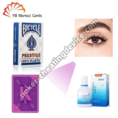 BICYCLE F44100 Prestige 100% Plastik unsichtbare Infrarotmarkierte Karten