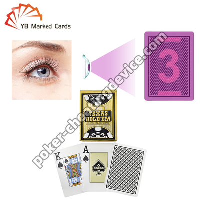 Copag Texas Hold'em Geheime Markierte Pokerkarten Einzeldeck Schwarz