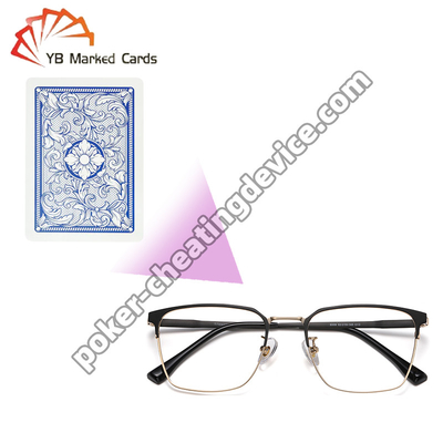 Poker-Täuscherbrille für leuchtend markierte Karten Sehen Sie die versteckten Zeichen