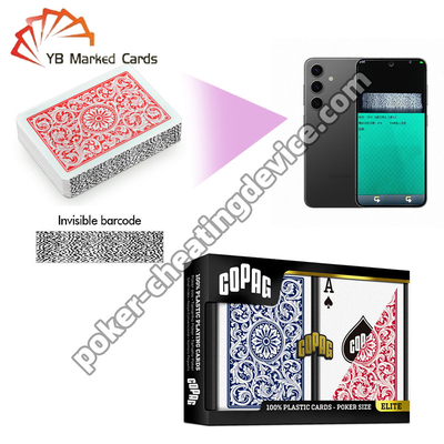 Copag 1546 Kunststoff Barcode Markierung Spielkarten Regular Index Doppeldeck Set
