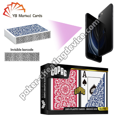 Copag Elite Markierte Spielkarten Jumbo Index Schwarz Einzeldeck