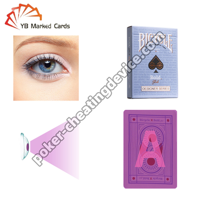 Fahrrad-Infrarotmarkierte Spielkarten für Pokerbetrug