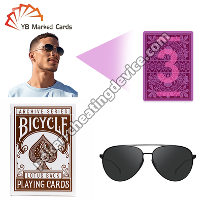 Fahrrad Lotus Rücken 1891 Unsichtbare Tinte Pokerkarten