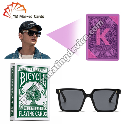 Fahrrad Altes Fan zurück 1885 Unsichtbare Tinte Poker Markierte Karten