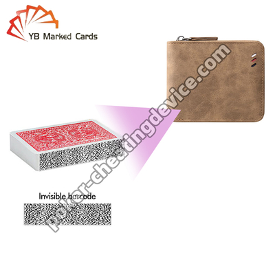 Poker Cheat Card Scanner Brieftasche für Analysegerät