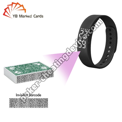 Verstecktes Poker-Betrugs-Kamera-Armband für mit Barcode markierte Karten