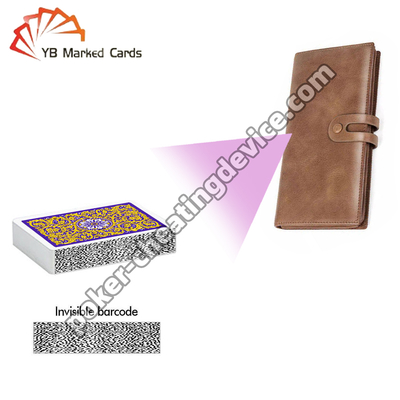 Wallet Poker Cheat Card Scanner für Barcode markierte Karten