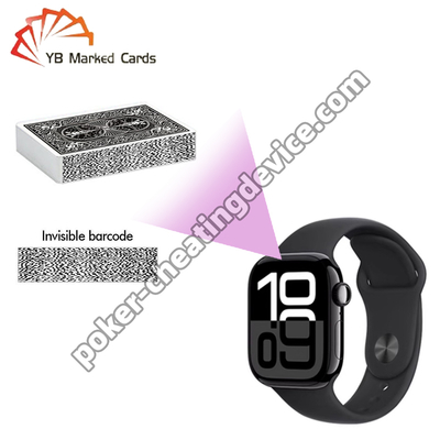 Apple Watch Poker Cheat Card Scanner für Barcode markierte Karten