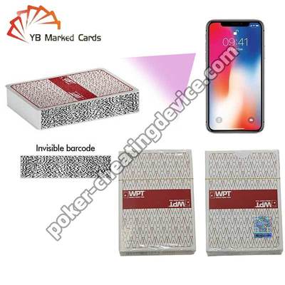 WPT Barcode Poker Karten für Poker Betrugs-Analysator