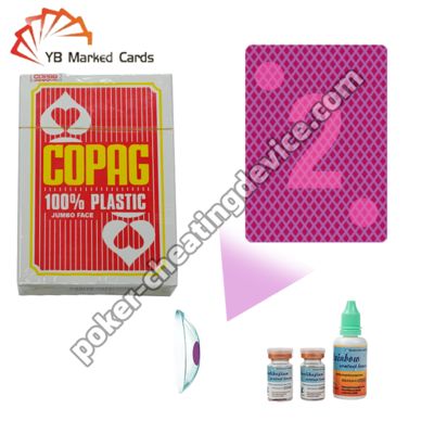 Copag Secret Marked Playing Cards with Invisible Infrared Markings