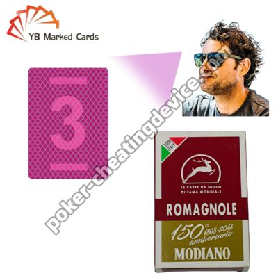 Modiano Poker Cheat Marked Deck For UV Invisible Ink Glasses