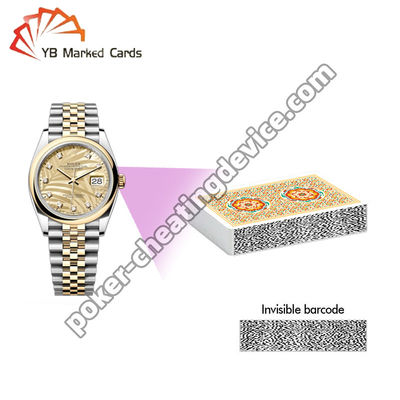 Beobachten Sie versteckten Kamera Scanner für Barcode Seite markiert Karten