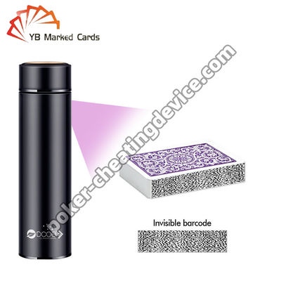 Wasserflasche Poker Cheat Card Scanner für Markierte Barcode Decks