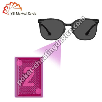 Markierte Karten Sonnenbrille für unsichtbare Tinte Spielkarten