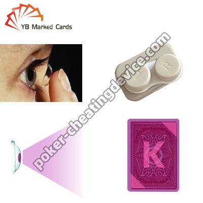 Markierte Karten Kontaktlinsen für unsichtbare Tinte Markierte Karten