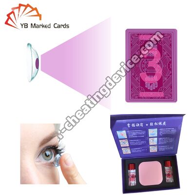 Poker Betrug Kontaktlinsen für Spielkarten mit unsichtbarer Tinte