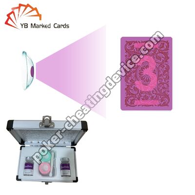 Kontaktlinsen mit leuchtender Tinte für Infrarotkarten