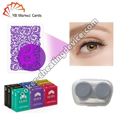Markierte Karten Kontaktlinsen für unsichtbare Tinte Markierte Karten