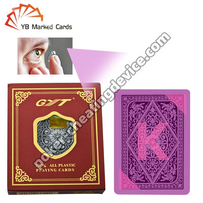 Gyt zurück Markierte Karten mit unsichtbarer Infrarot-Leuchtende Tinte