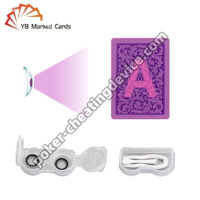 Infrarotkontaktlinsen für Karten mit unsichtbarer Tinte